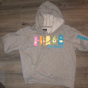 Medium gray Care Bears hoodie